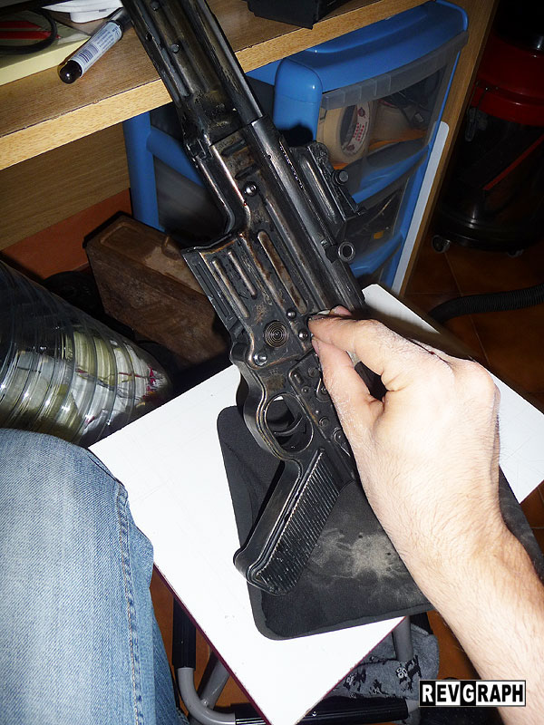 Realism aging metal wood airsoft gun - realismo invecchiamento arma soft air - stg44 - image